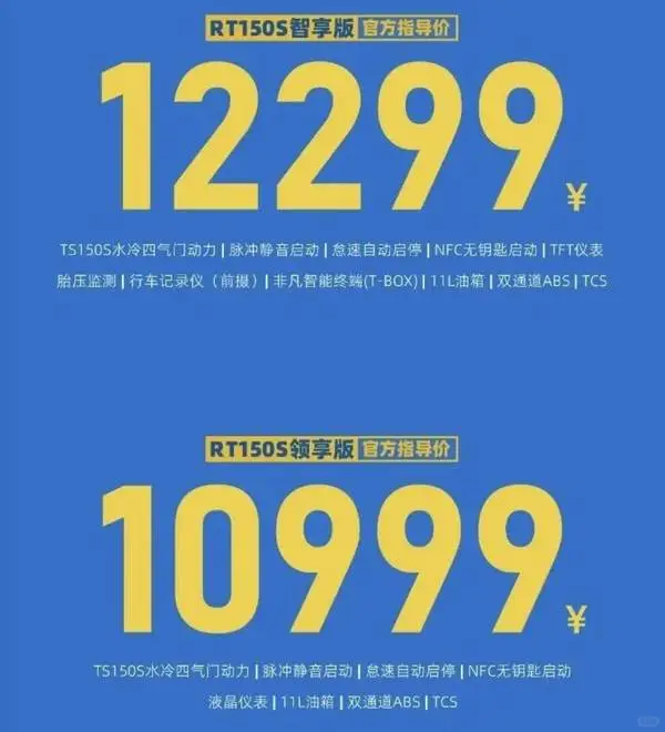 赛科龙RT150S水冷踏板上市