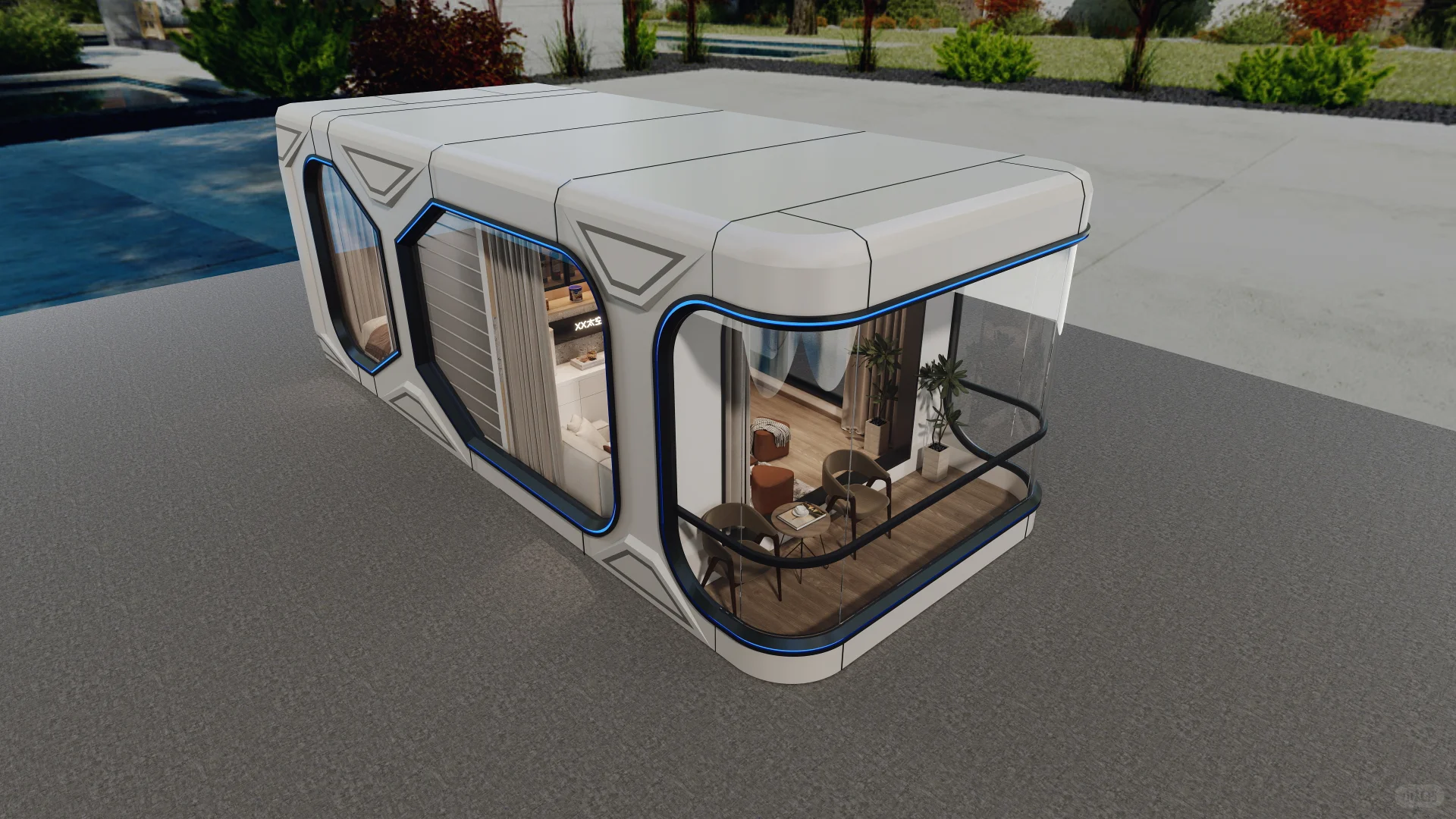 混凝土太空舱设计