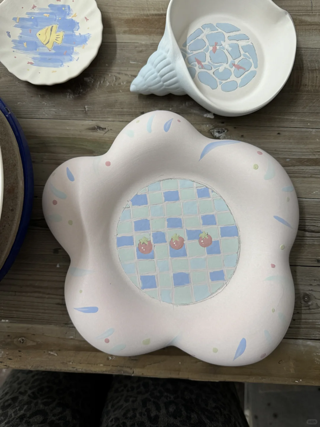 景德镇陶瓷绘画！终于开窑收到了！