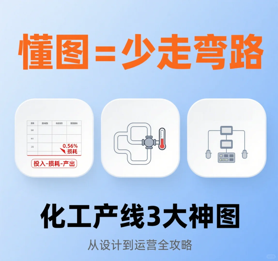 化工圈！建产线原来要这3样“神器”