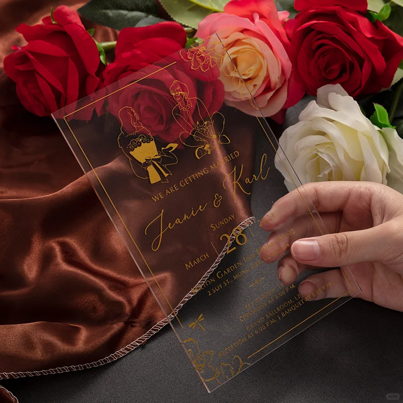 亚克力请帖邀请函的几种印刷方法和工艺