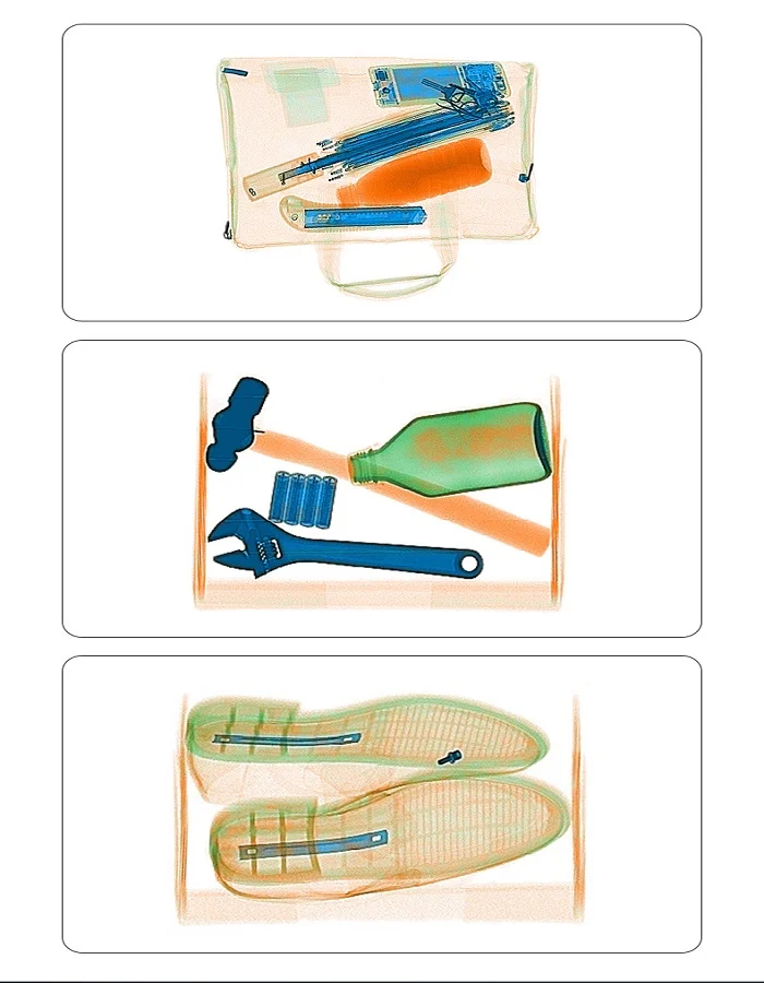 X光安检机过包图像