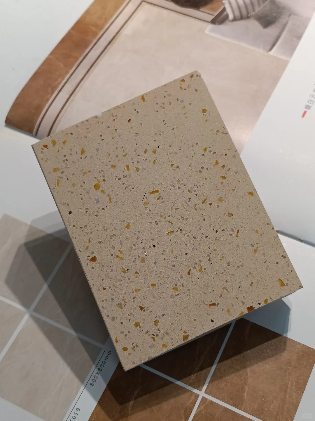 手工板水磨石预制板定制打样款分享