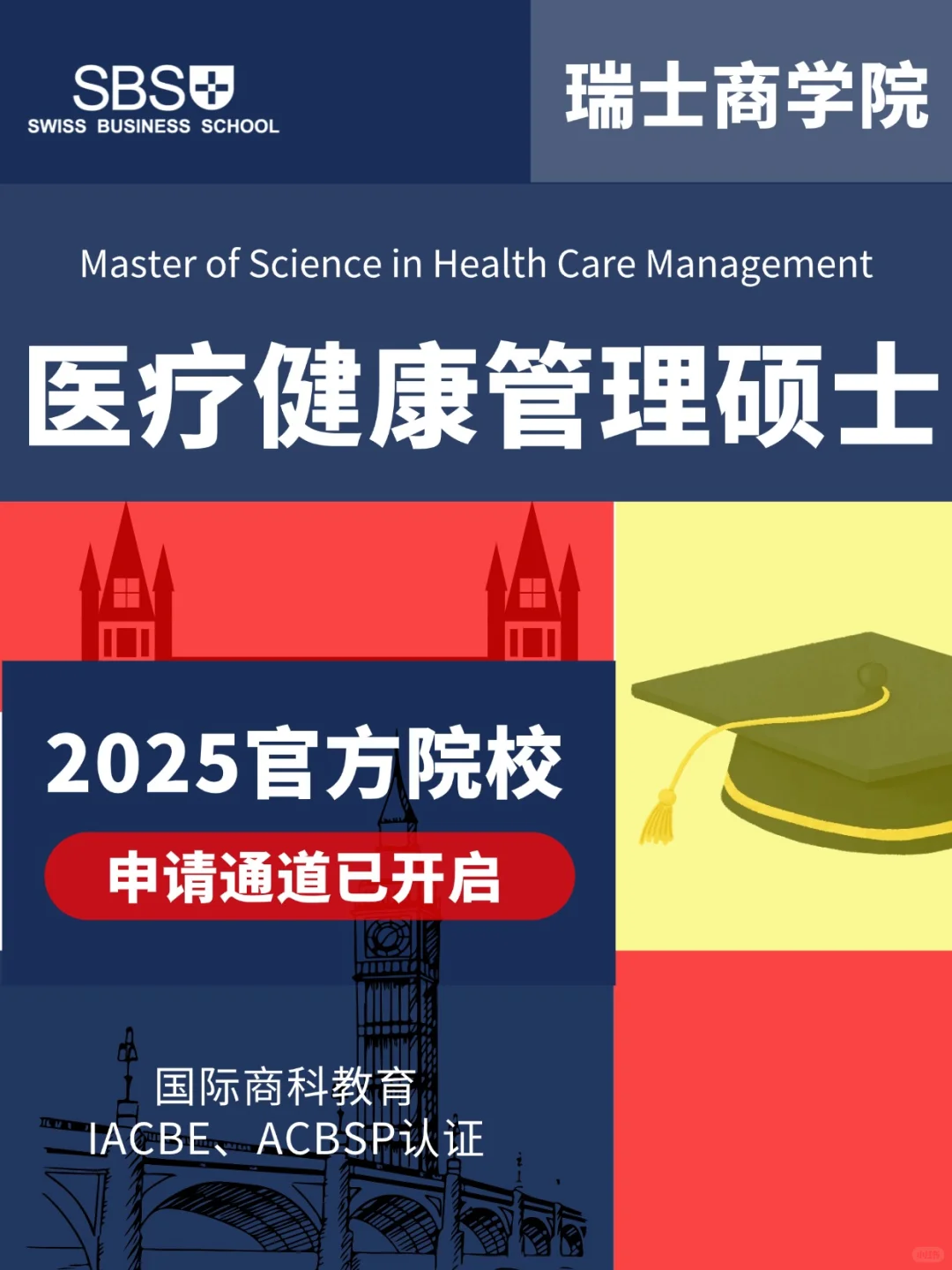 瑞士商学院医疗健康管理硕士招生开启!