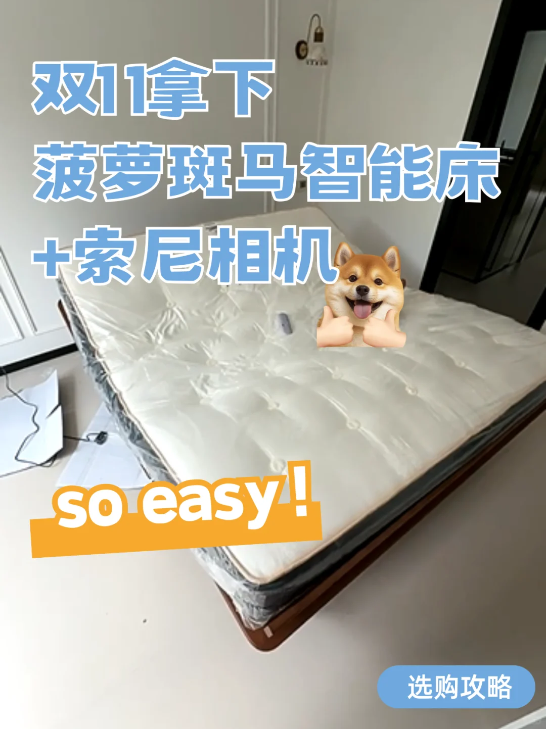 菠萝斑马智能床+索尼相机使用心得！