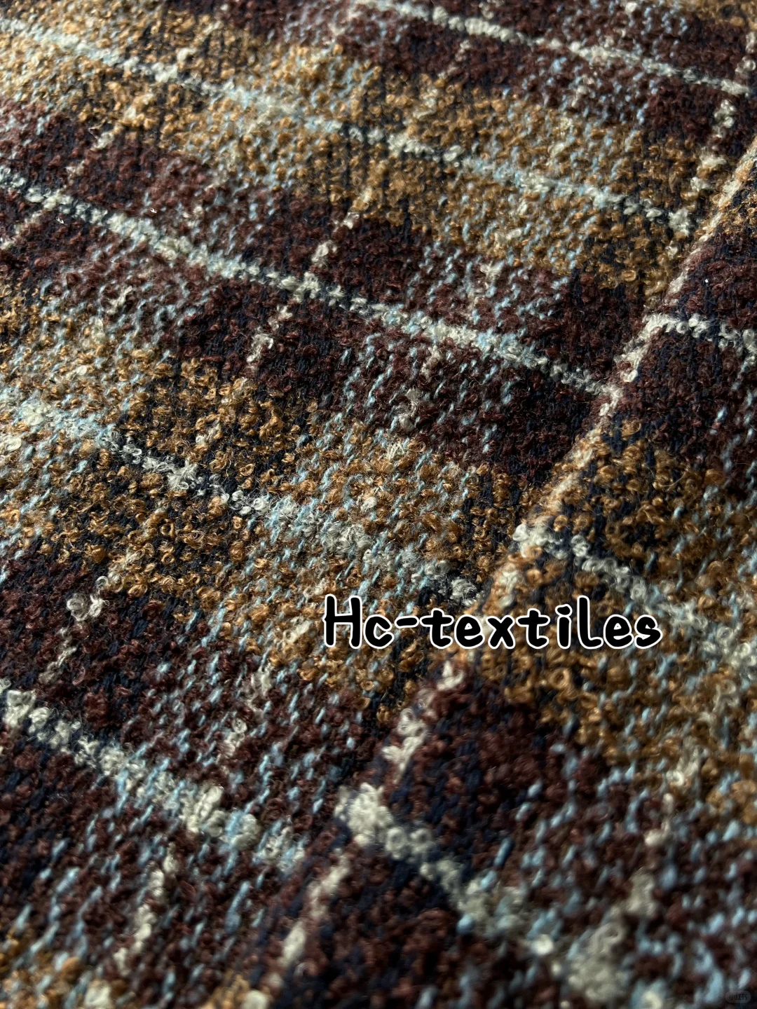 棕色系的经典永续?精选秋冬格纹小香风面料