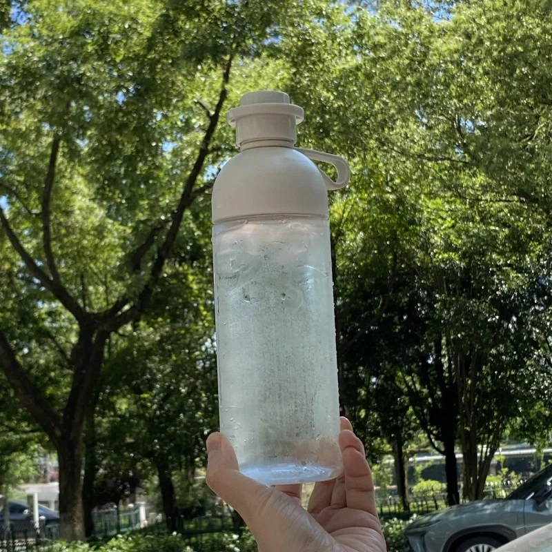 夏日双饮口食品级塑料杯600ml~