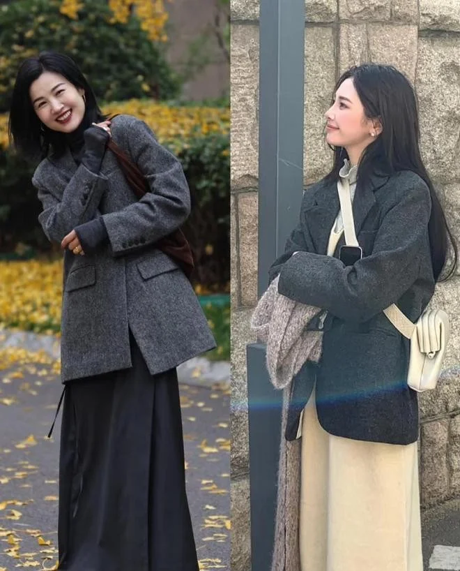 冬季职场穿搭秘籍：毛呢西装外套让你温暖又时尚！✨
