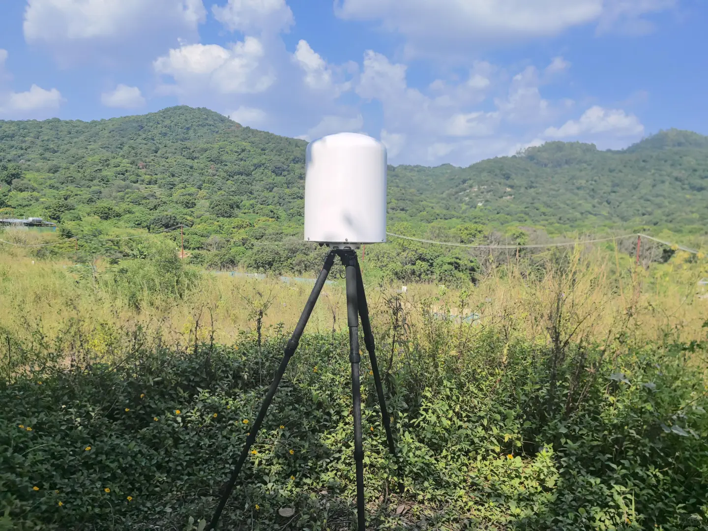 测试固定式无人机探测设备