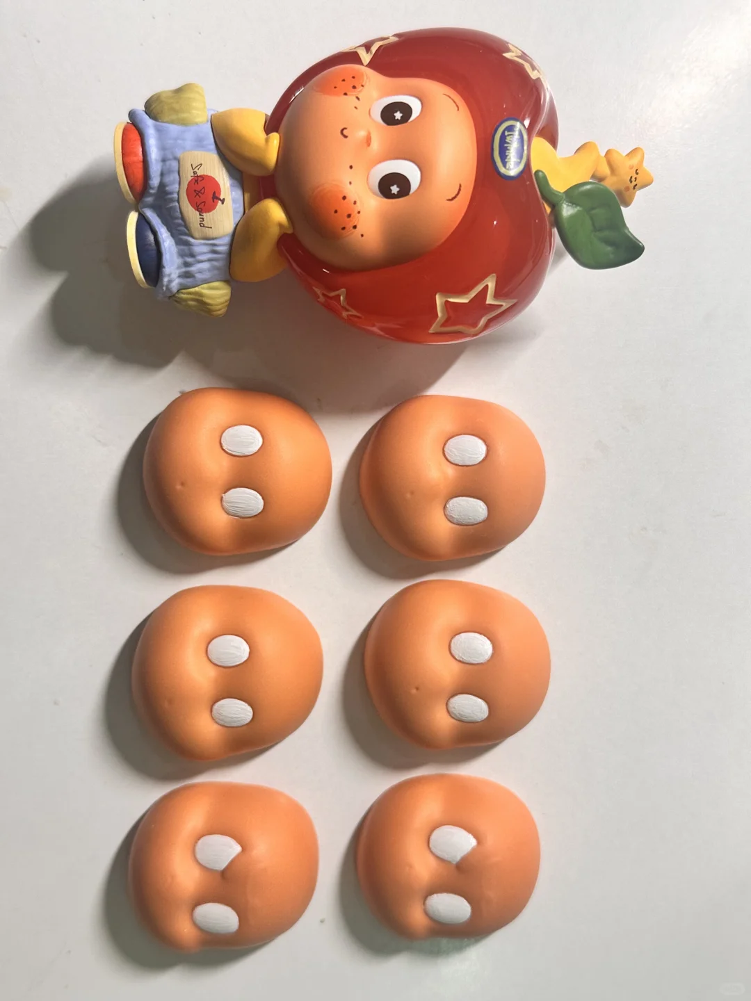 星星人脸模上色?步骤图