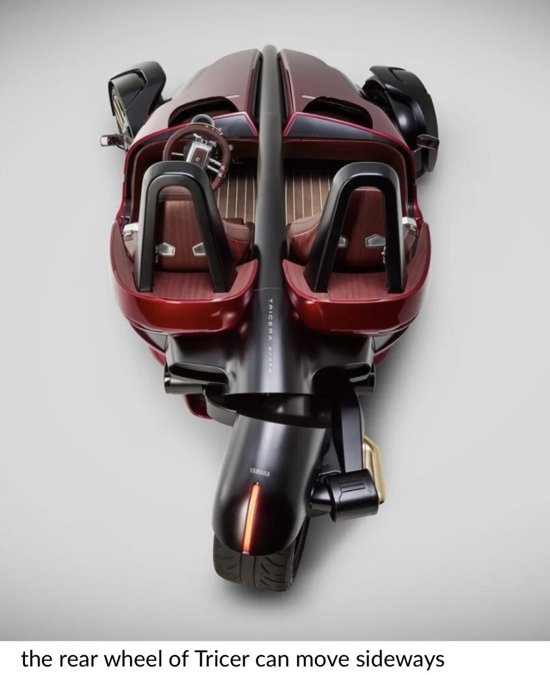 创意设计|雅马哈180度旋转摩托车