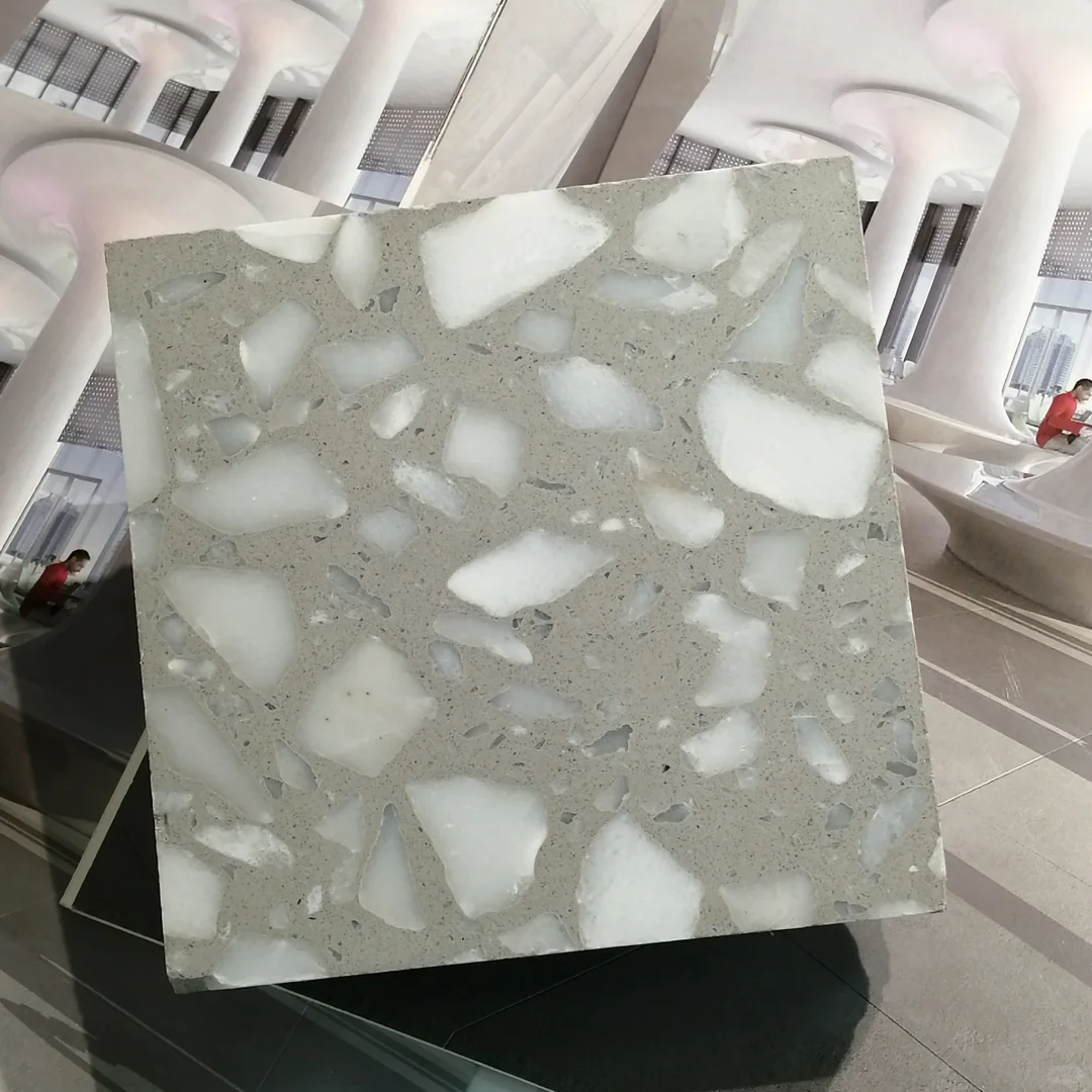 （不开裂的）灰色水磨石预制板现货款分享