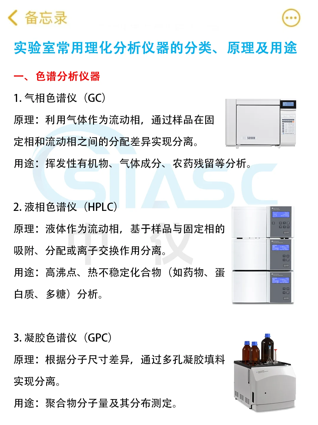 实验室理化分析仪器大盘点,建议收藏?