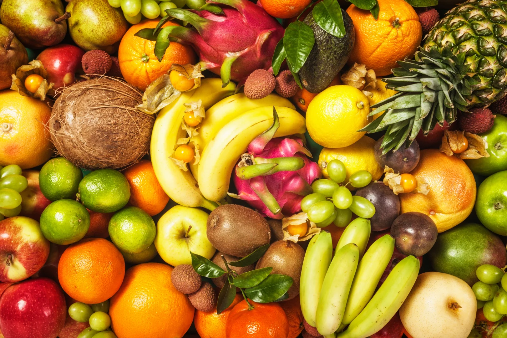 新鲜水果切沙拉灯箱高清大图