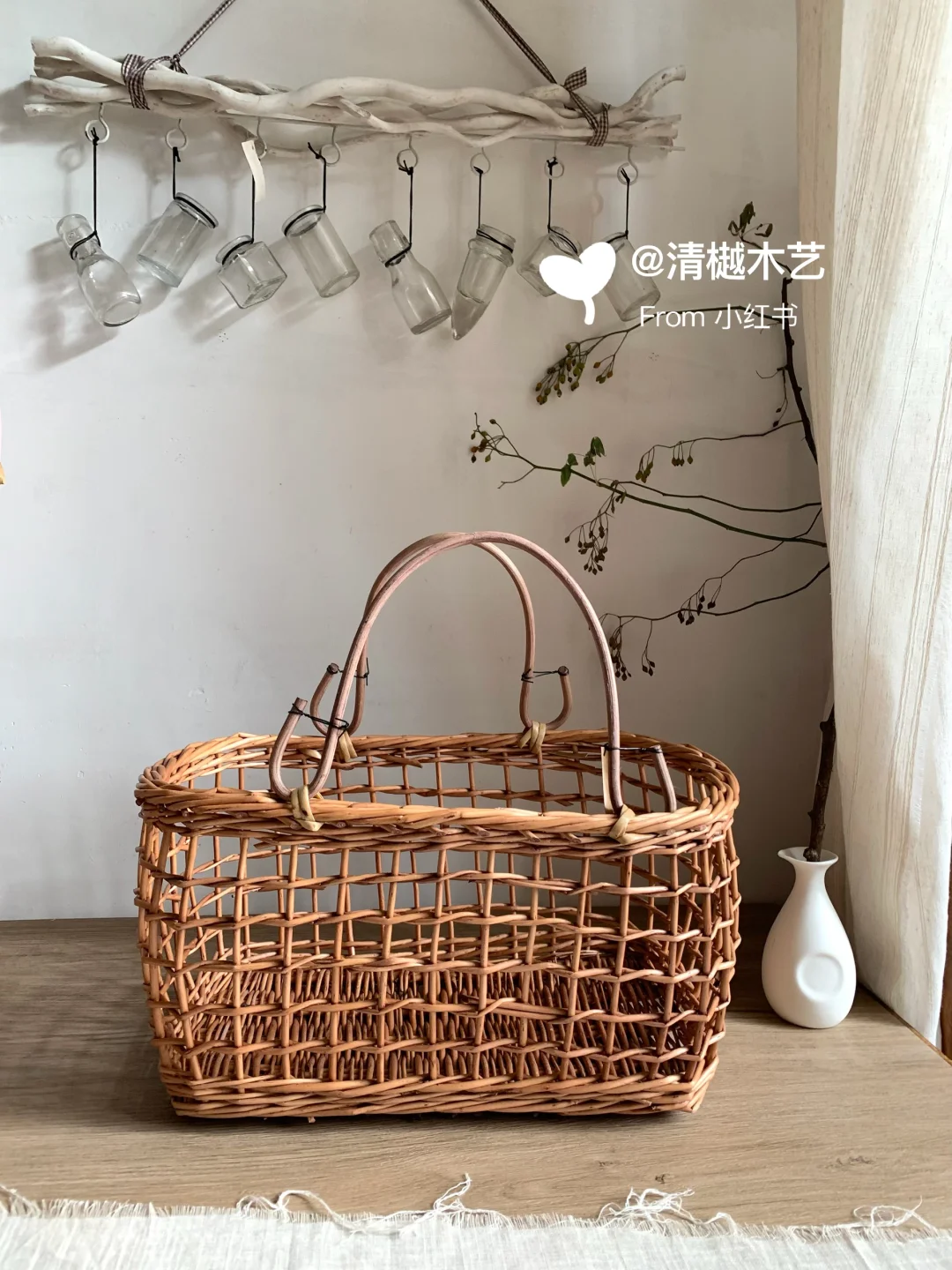 绝美咖啡色镂空大提篮！！新款哦～?