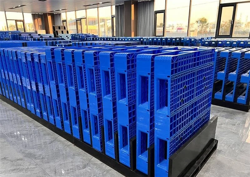 重庆网格川字塑料托盘叉车栈板防潮板