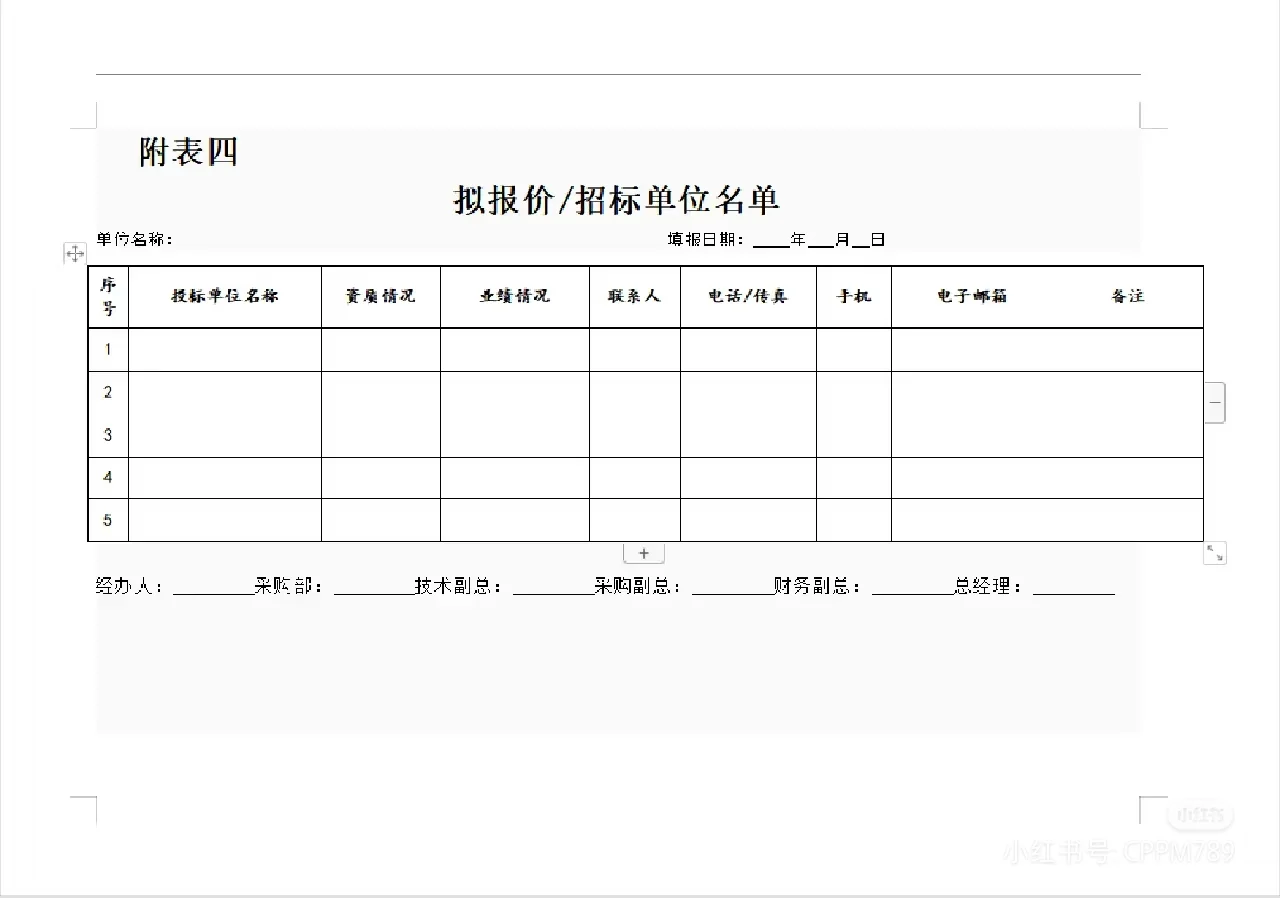 采购全流程精细化管理