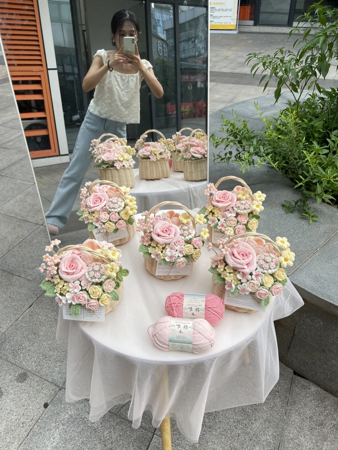 手捧花花篮【附图解】