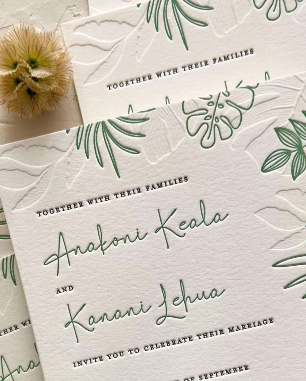 手绘活版印刷～细节满满