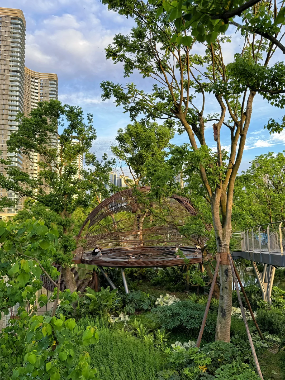 跟着成本逛麓湖-No.1 麓野公园景观桥