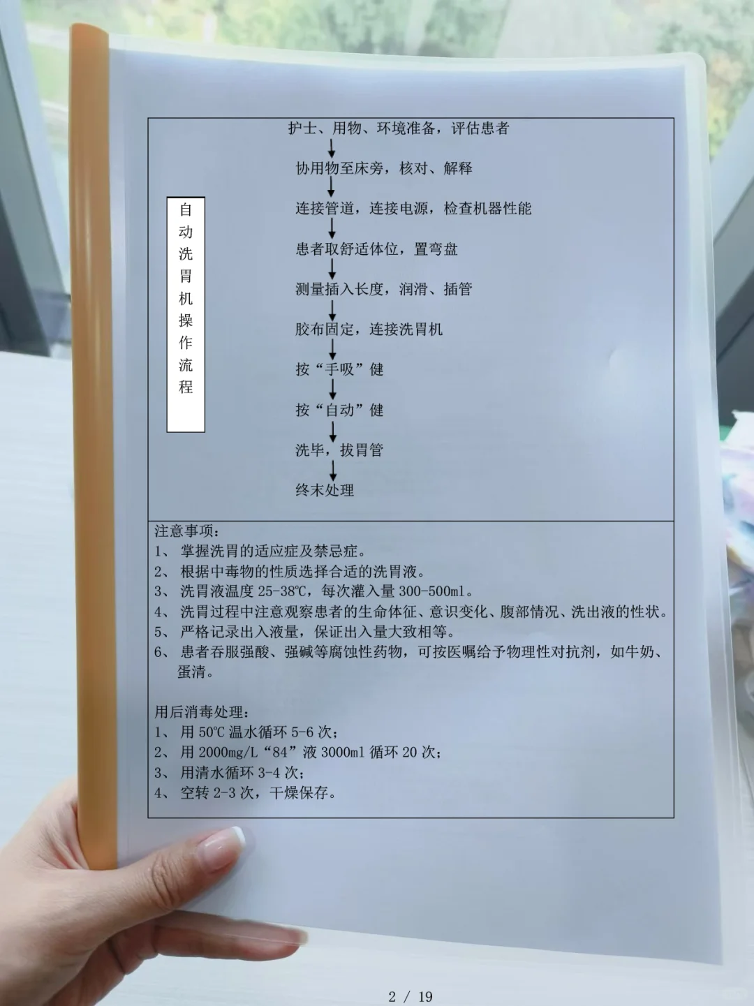 常用护理仪器的使用流程图‼️