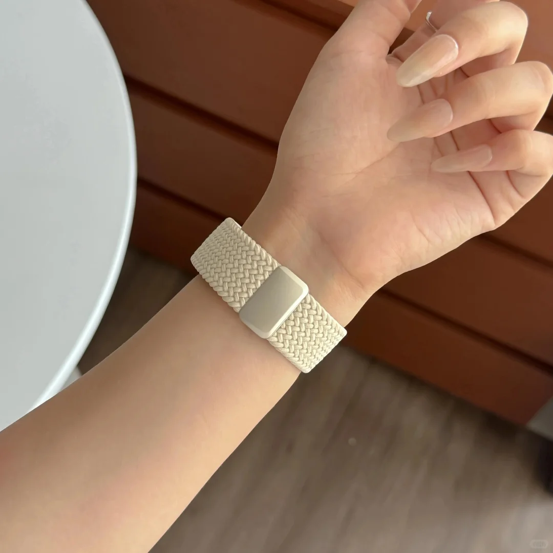 星光色尼龙编织带点亮iWatch?