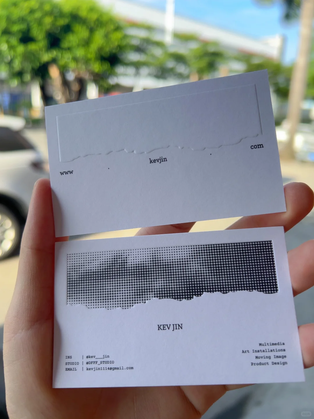 棉纸Letterpress凹凸印