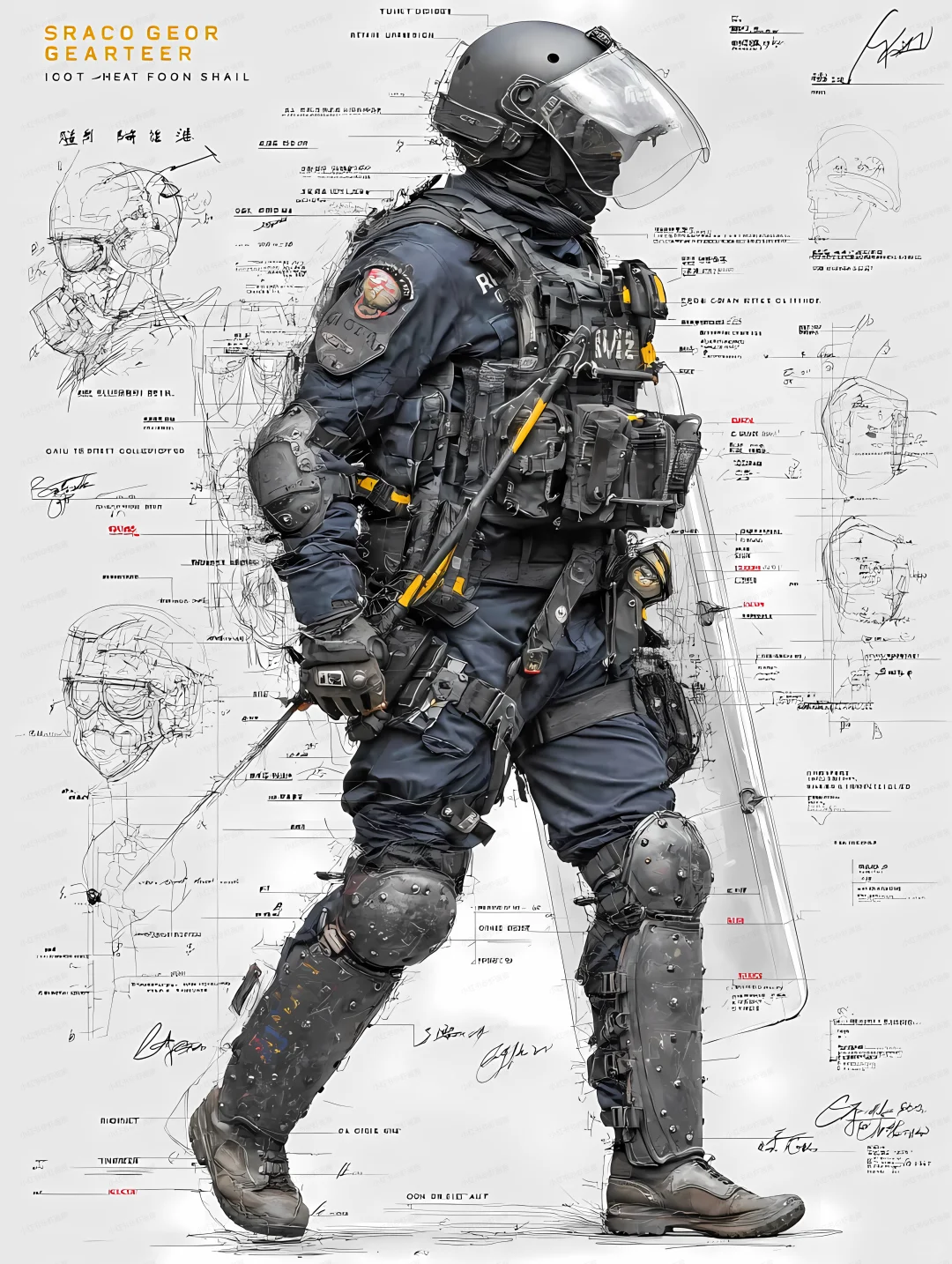 防爆警察|提示词分享