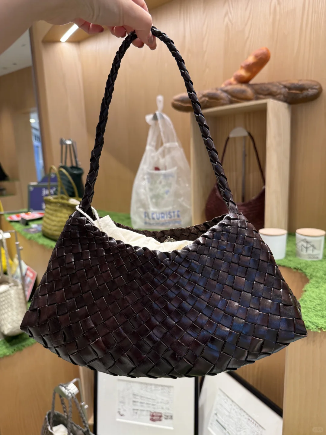 80后｜Dragon diffusion牛皮编织包