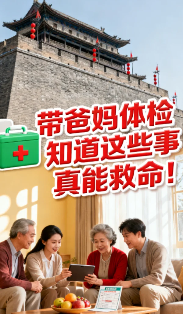 西安子女必看陪爸妈体检全攻略 这项能救命
