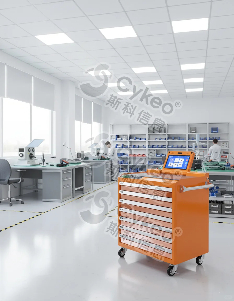 工厂车间高效管理RFID工具车