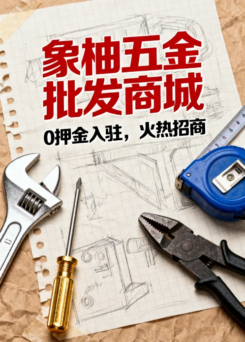 象柚五金批发商城，期待你的到来