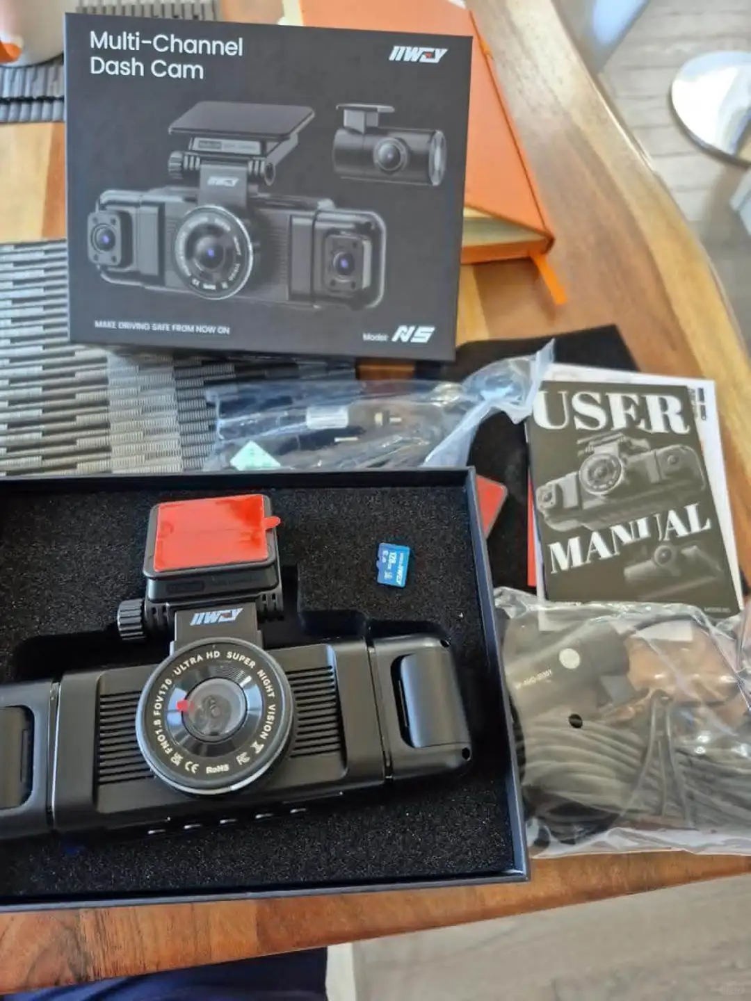 ??免测360°行车记录仪华人领用