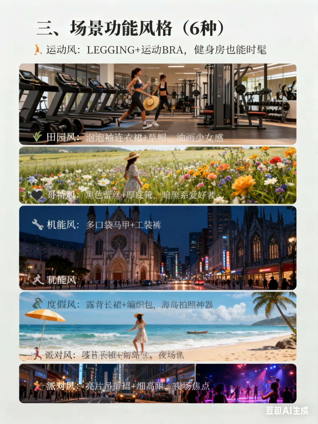 服装人熬夜要背的48种服装风格！！！