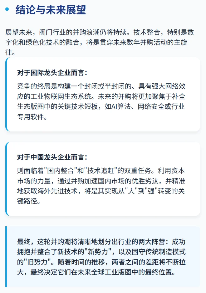 阀门行业并购潮：国内外企业并购布局与战略