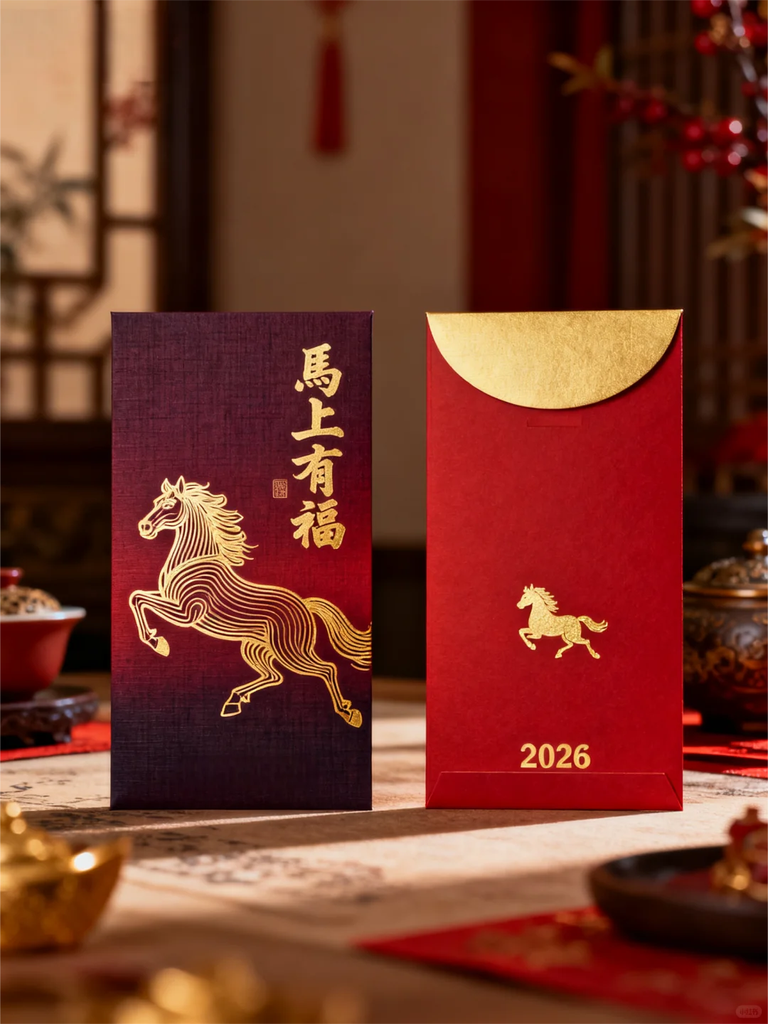 双款马年红包|以天干地支镌刻时光的祝福