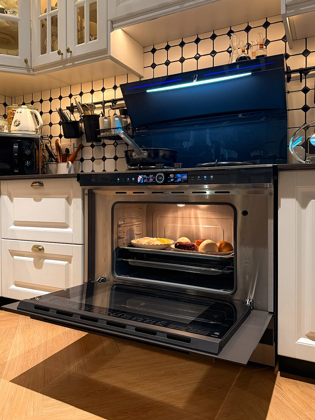 田园风格安装火星人集成灶，美爆?