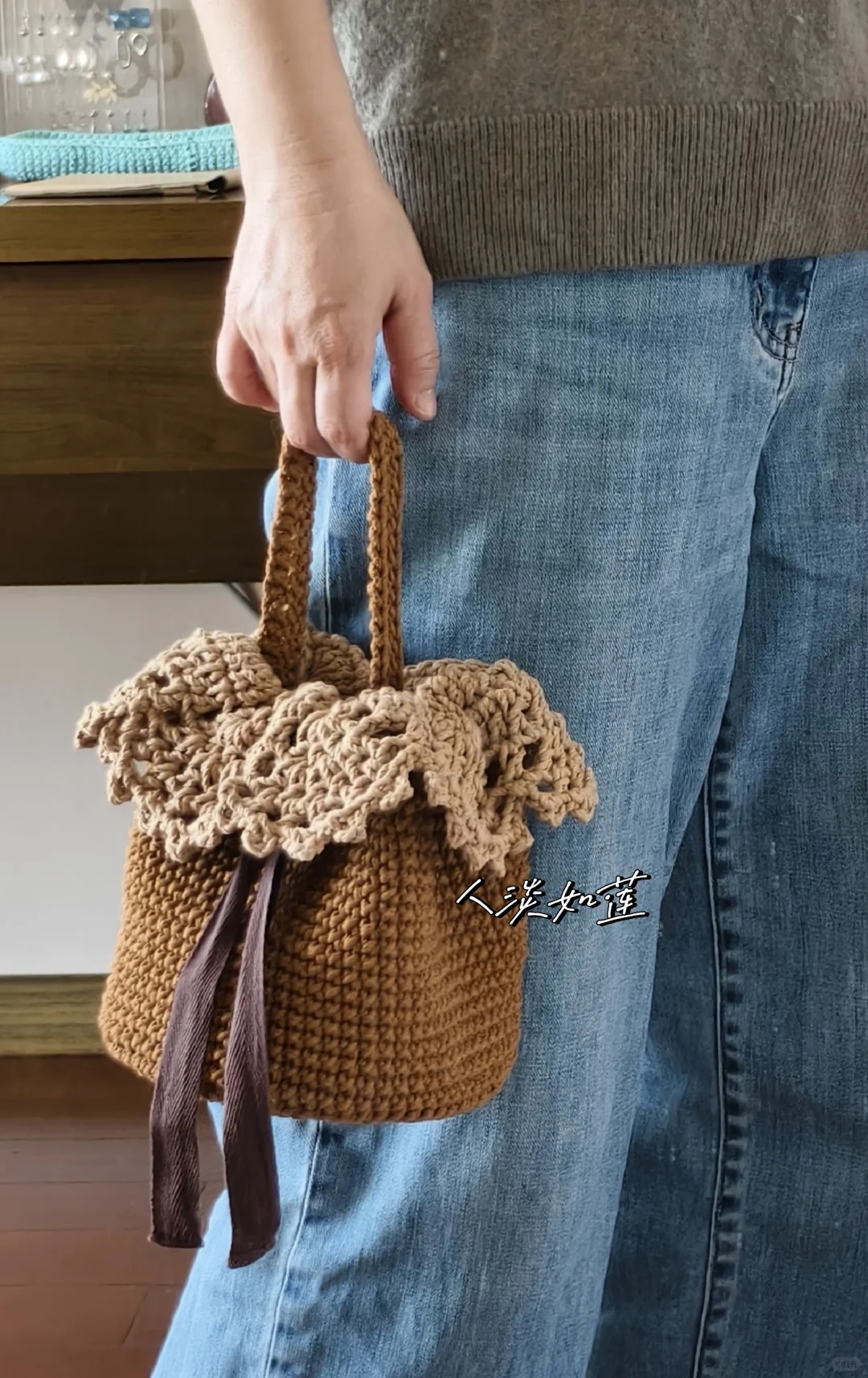 钩编蕾丝小篮子（更新！含图解）