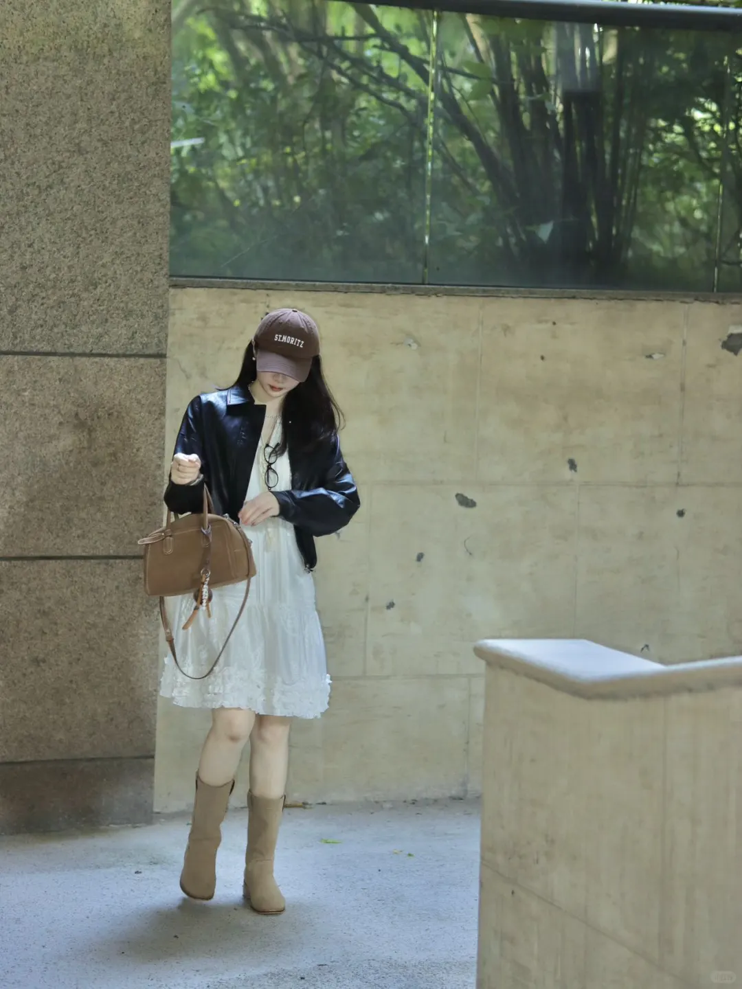 香影试衣间☁️甜酷风·云朵出逃vs短皮衣