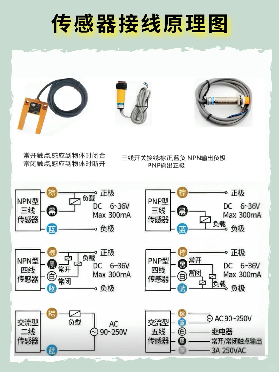 传感器接线知识大全，赶紧码住！