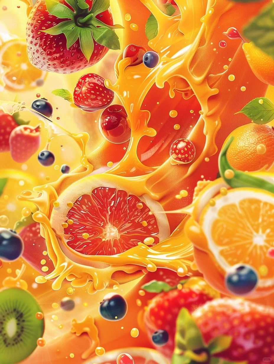 水果季宣传插画