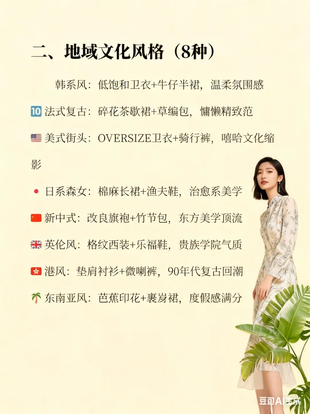 服装人熬夜要背的48种服装风格！！！