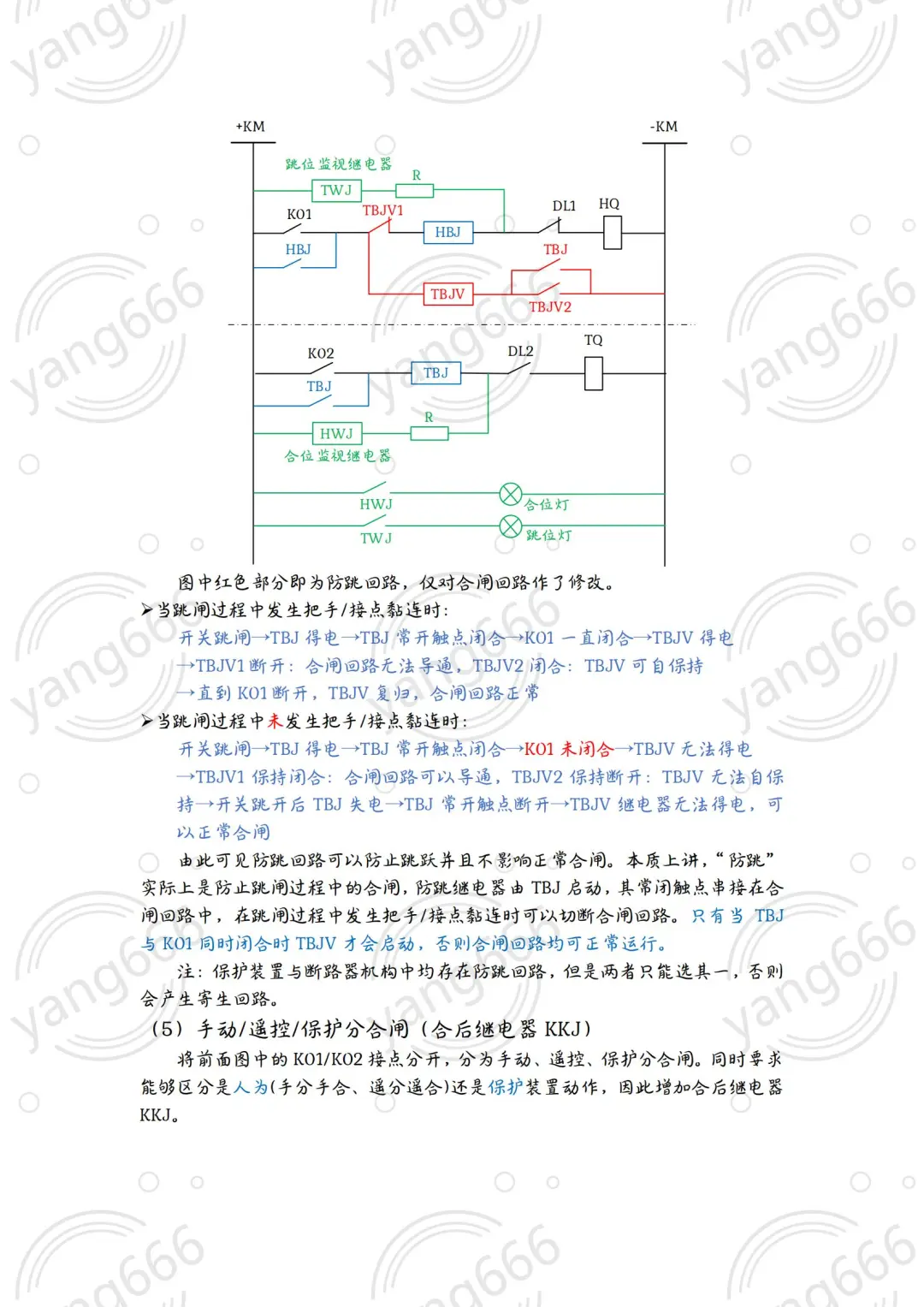 断路器控制回路简析