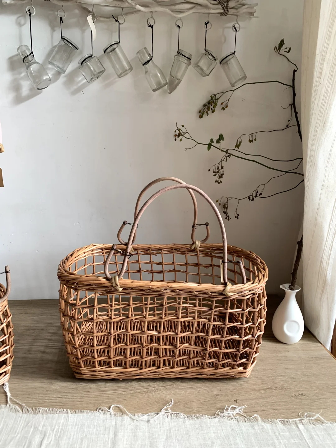 绝美咖啡色镂空大提篮！！新款哦～?