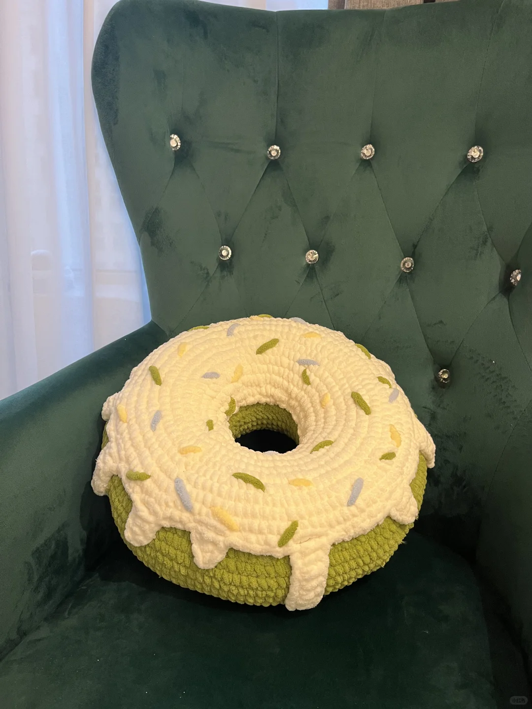 钩织｜甜甜圈?抱枕 （附图解）