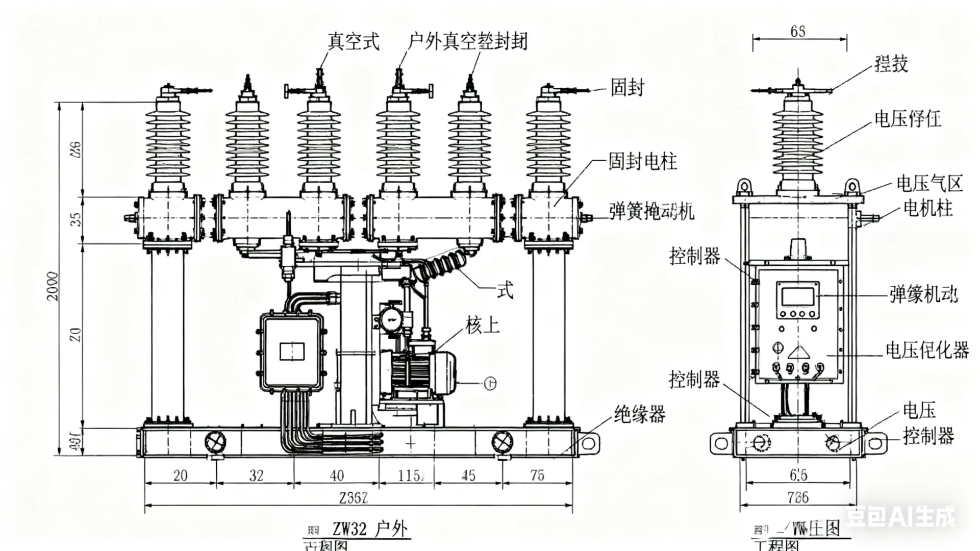 电力人必看！ZW32断路器结构拆解，一眼看懂