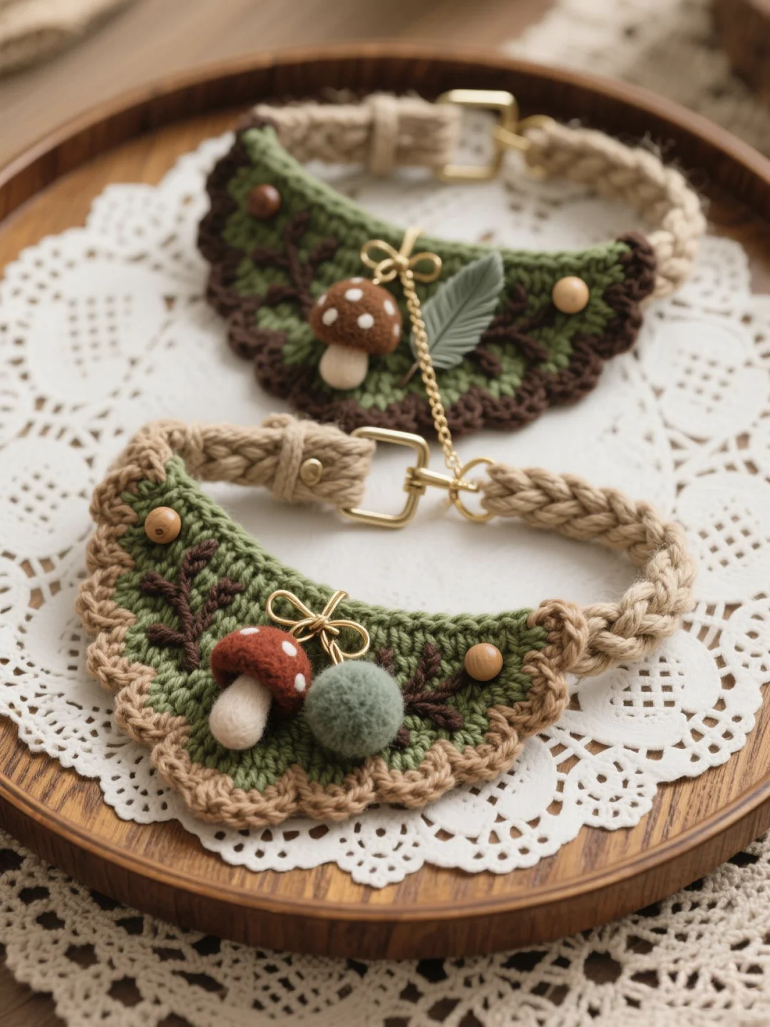 每天一个设计—宠物项圈钩织系列