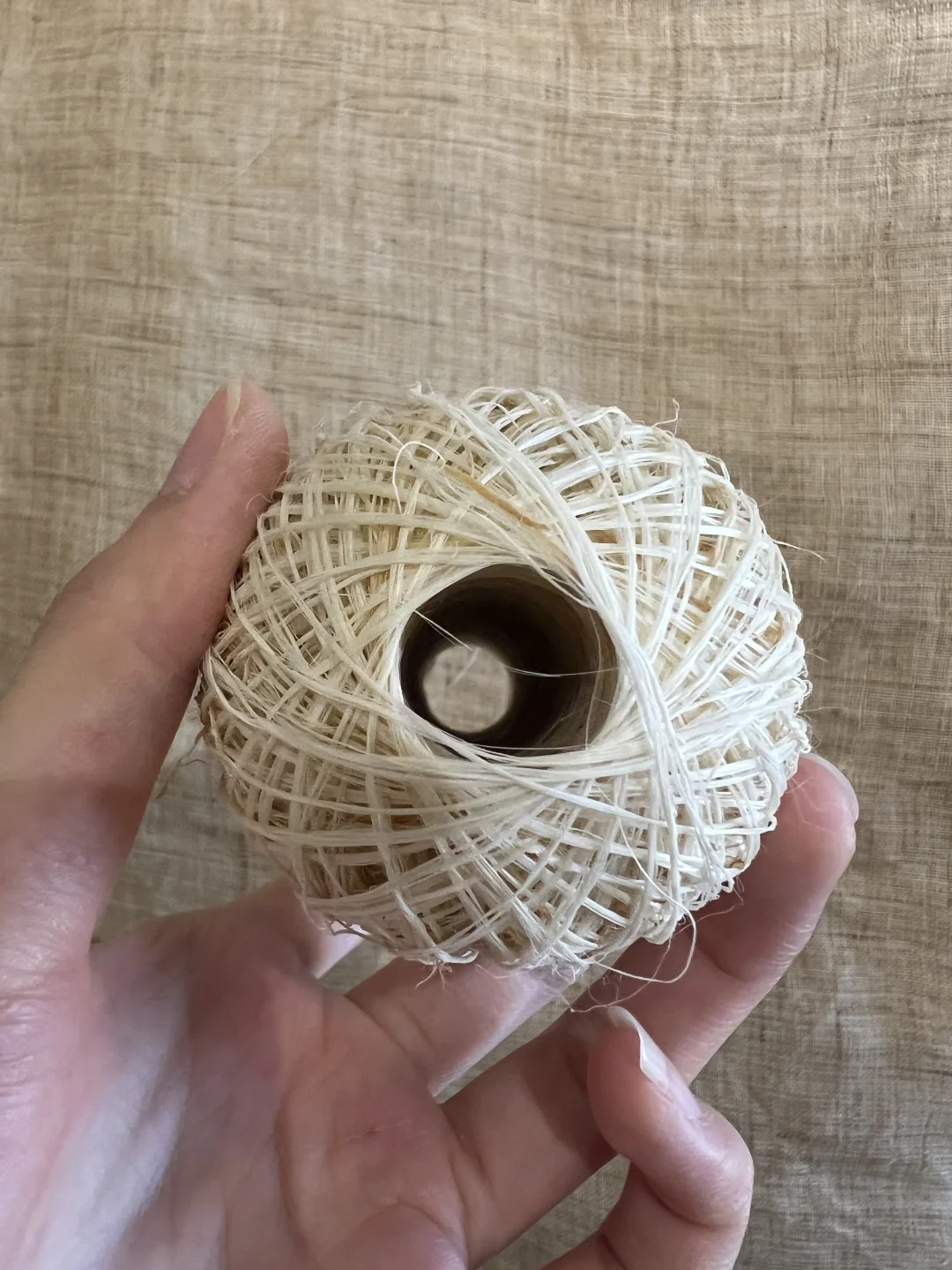 手工夏布线，手工编织，自然之美