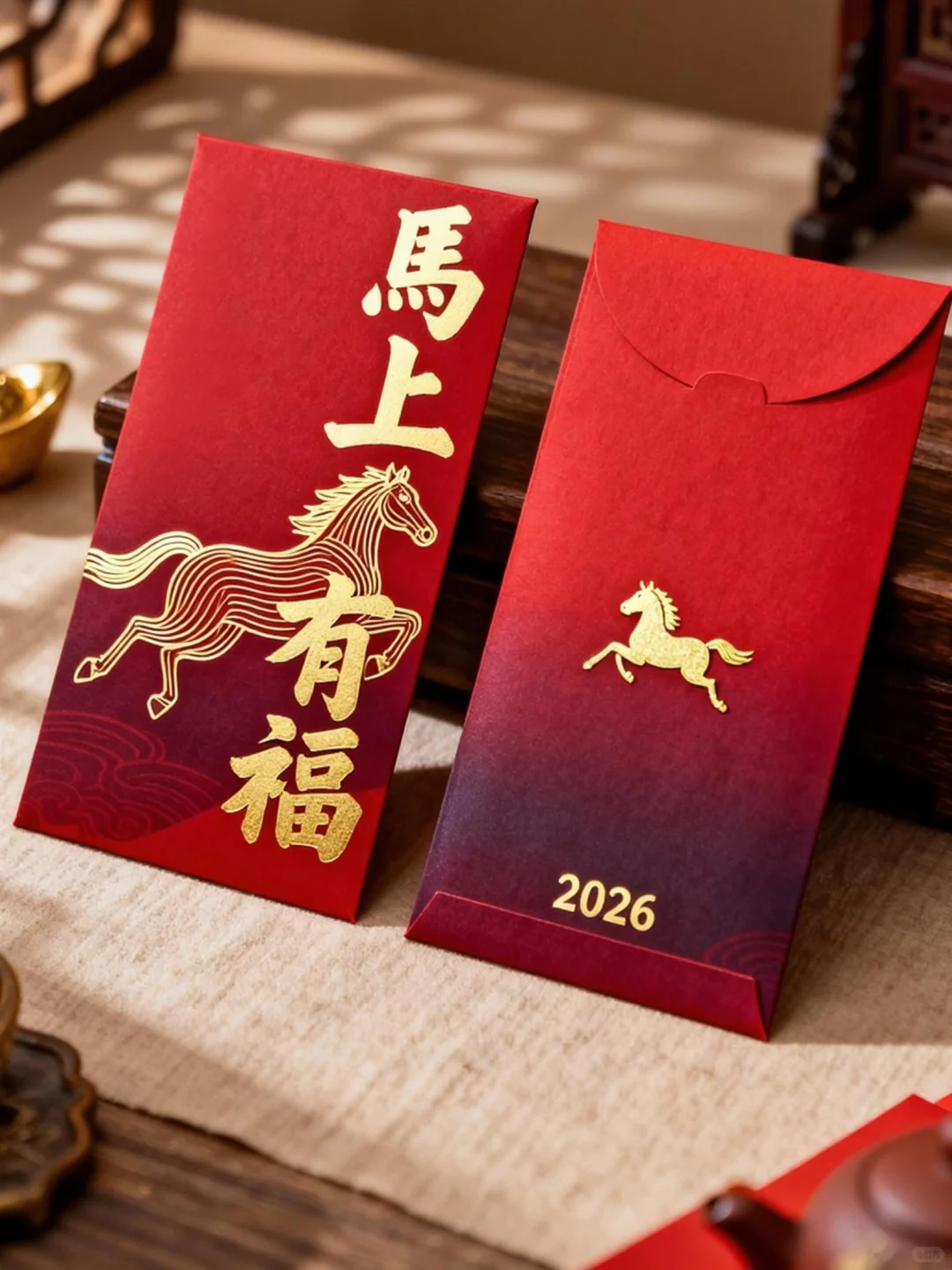 双款马年红包|以天干地支镌刻时光的祝福