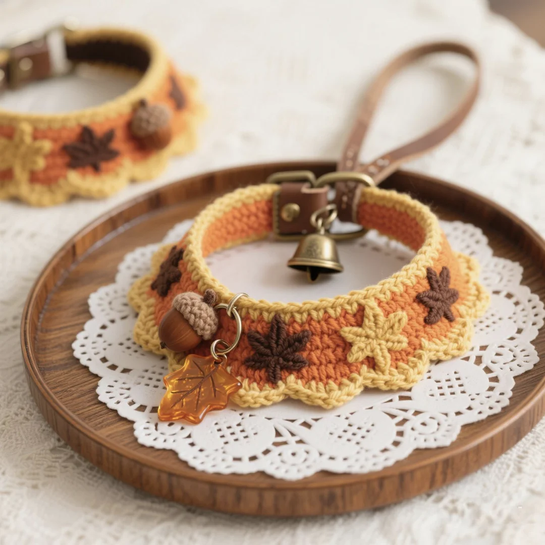 每天一个设计—宠物项圈钩织系列